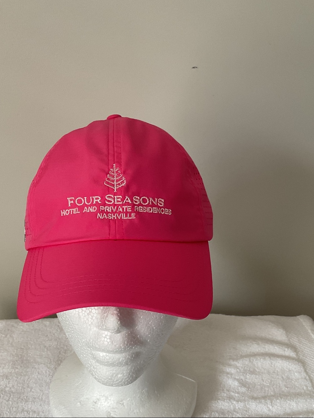 Four Seasons Nashville Hotel & Private Residences Pink Baseball Cap Hat OS